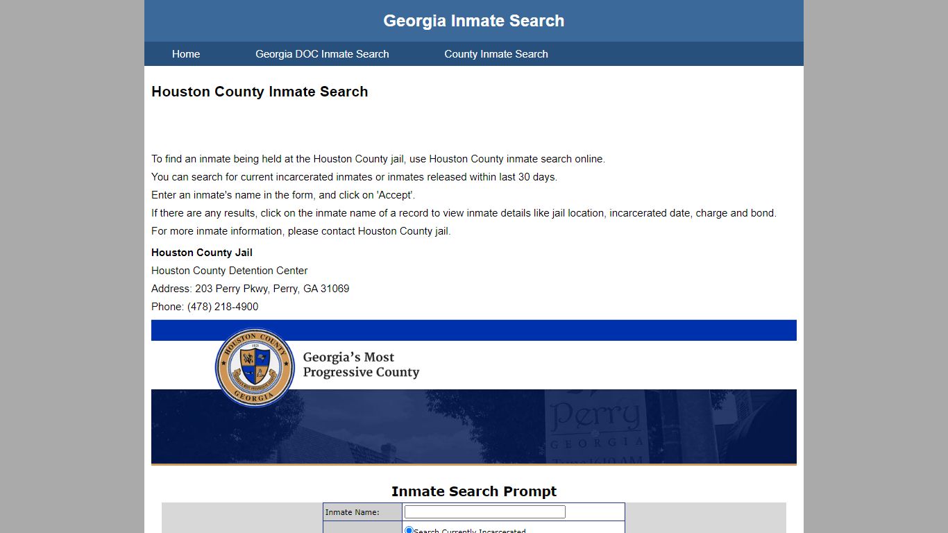 Houston County Inmate Search